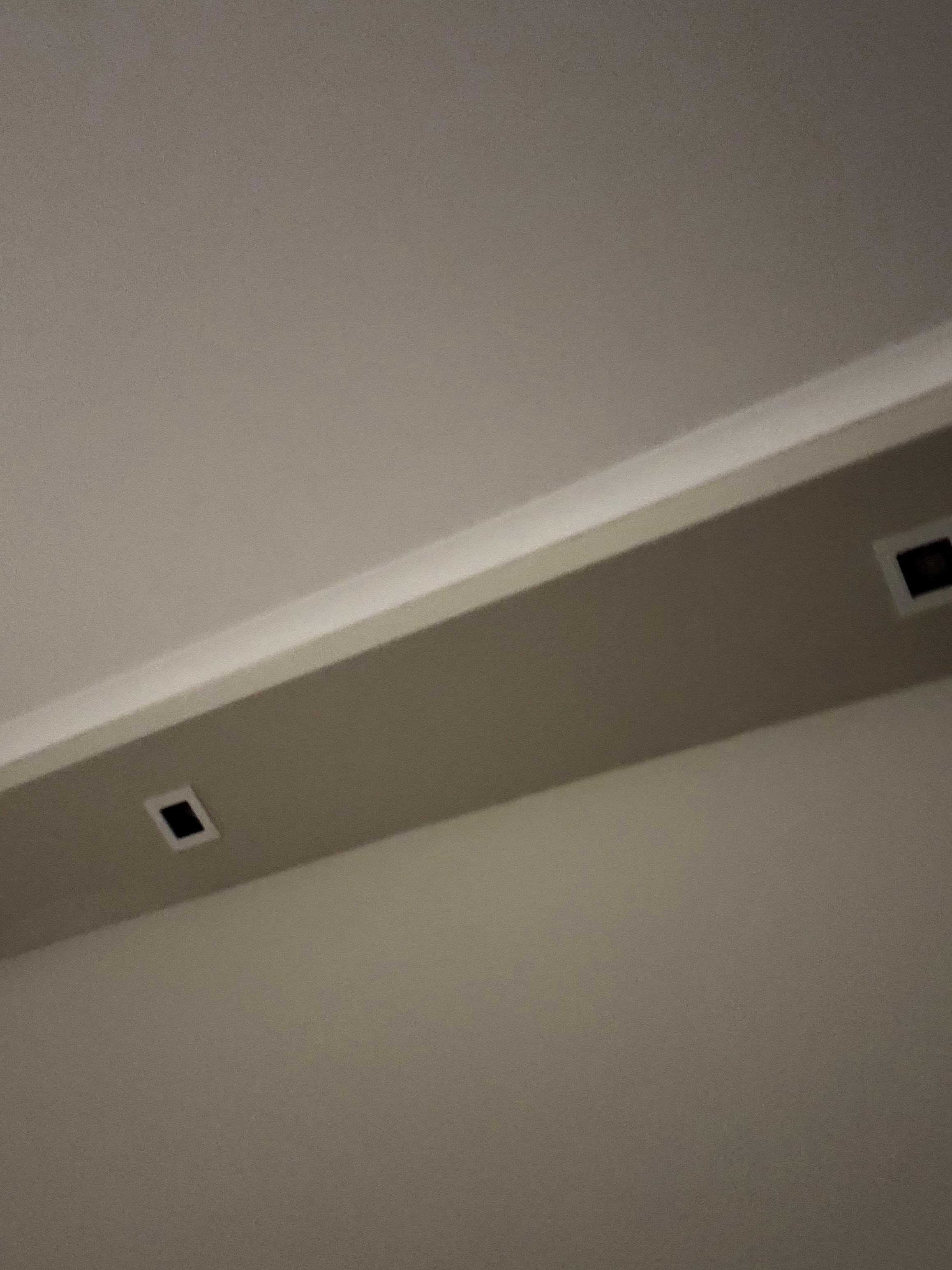 Lighting above bed out 