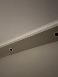 Lighting above bed out