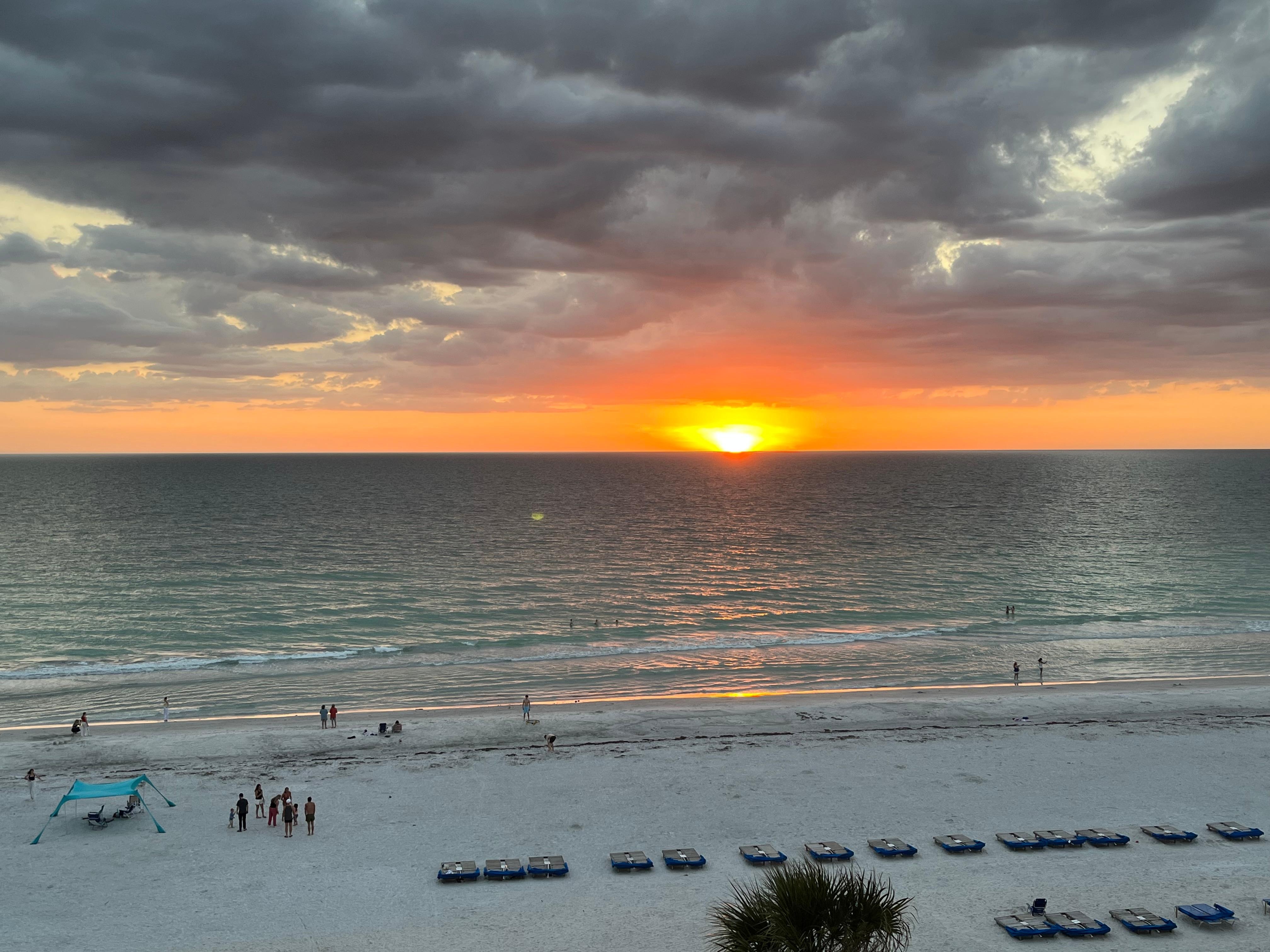 The sunsets were beautiful! 