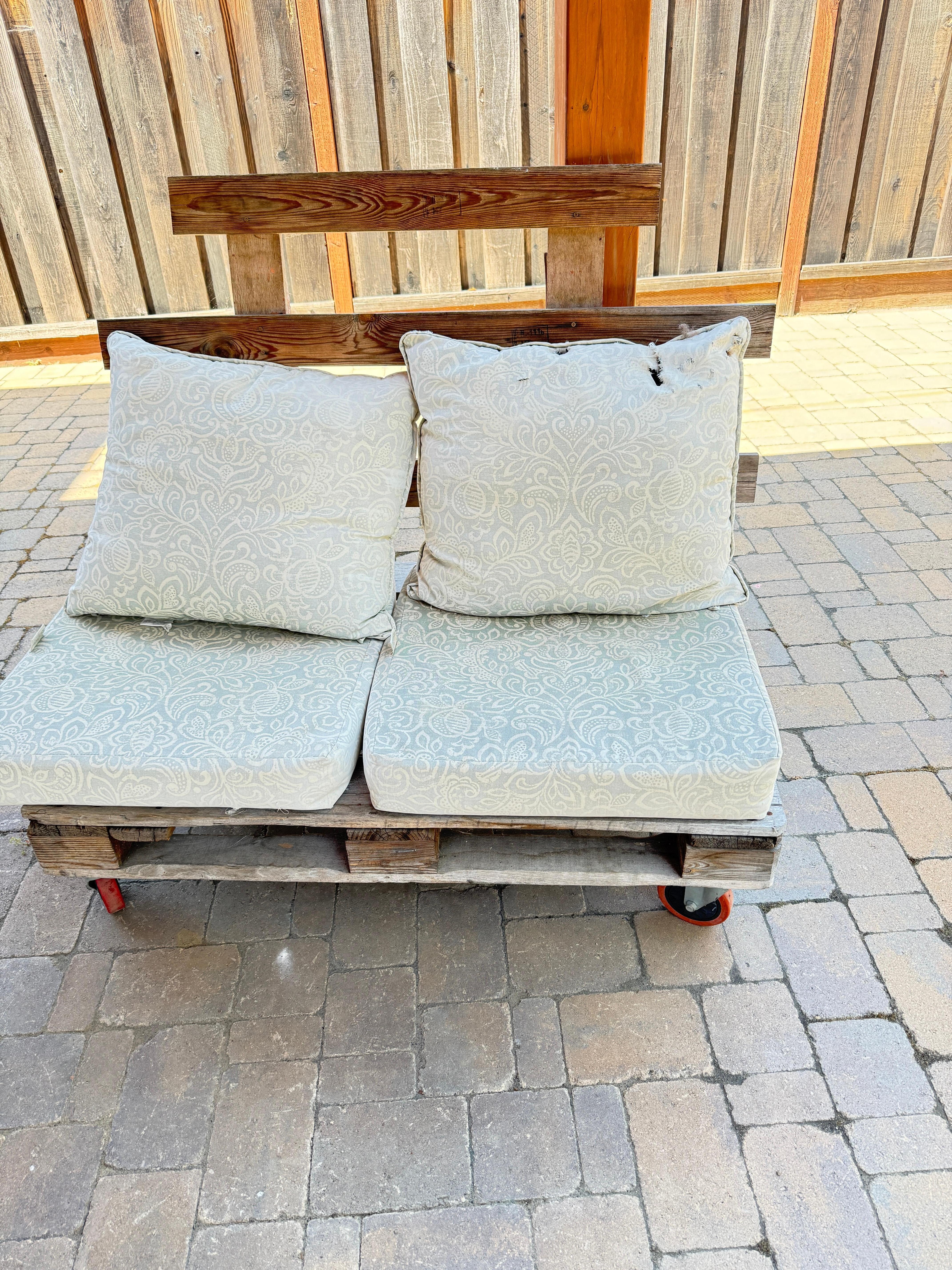 Cushions with holes
