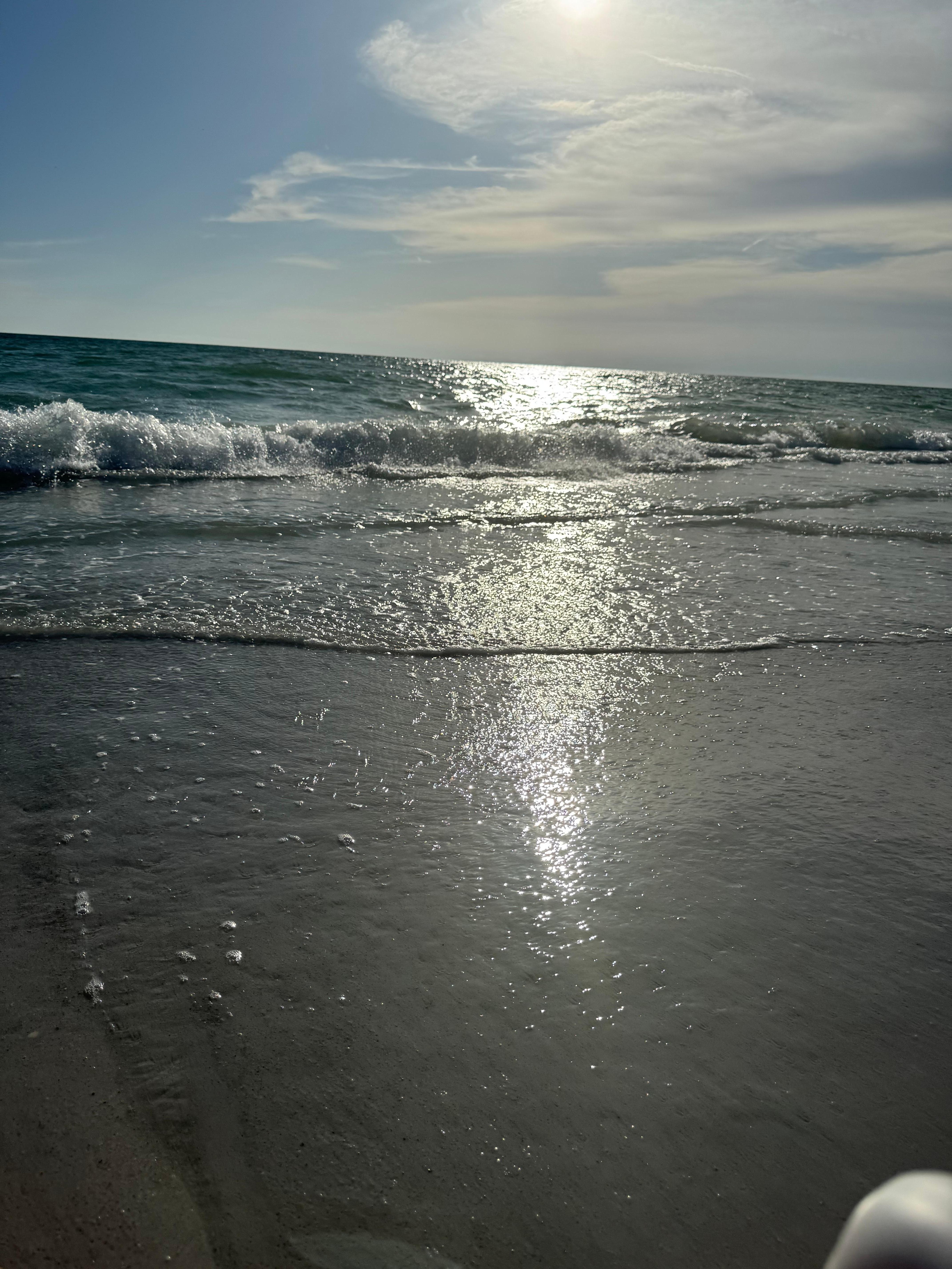 Beach in the evening