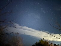 Stunning views of the night sky.