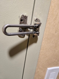 Broken door latch