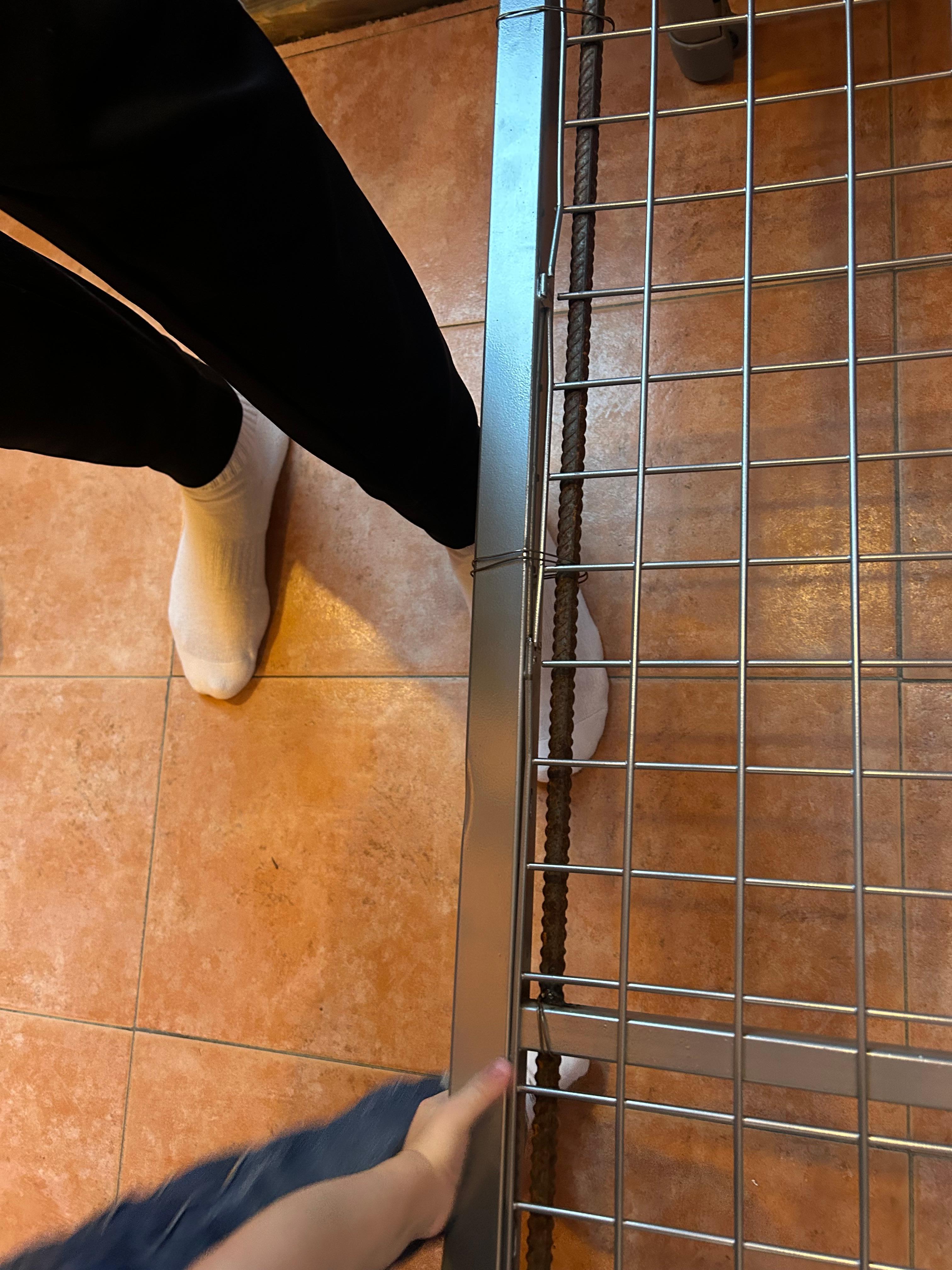 Bz réparer avec de la ferraille de chantier !