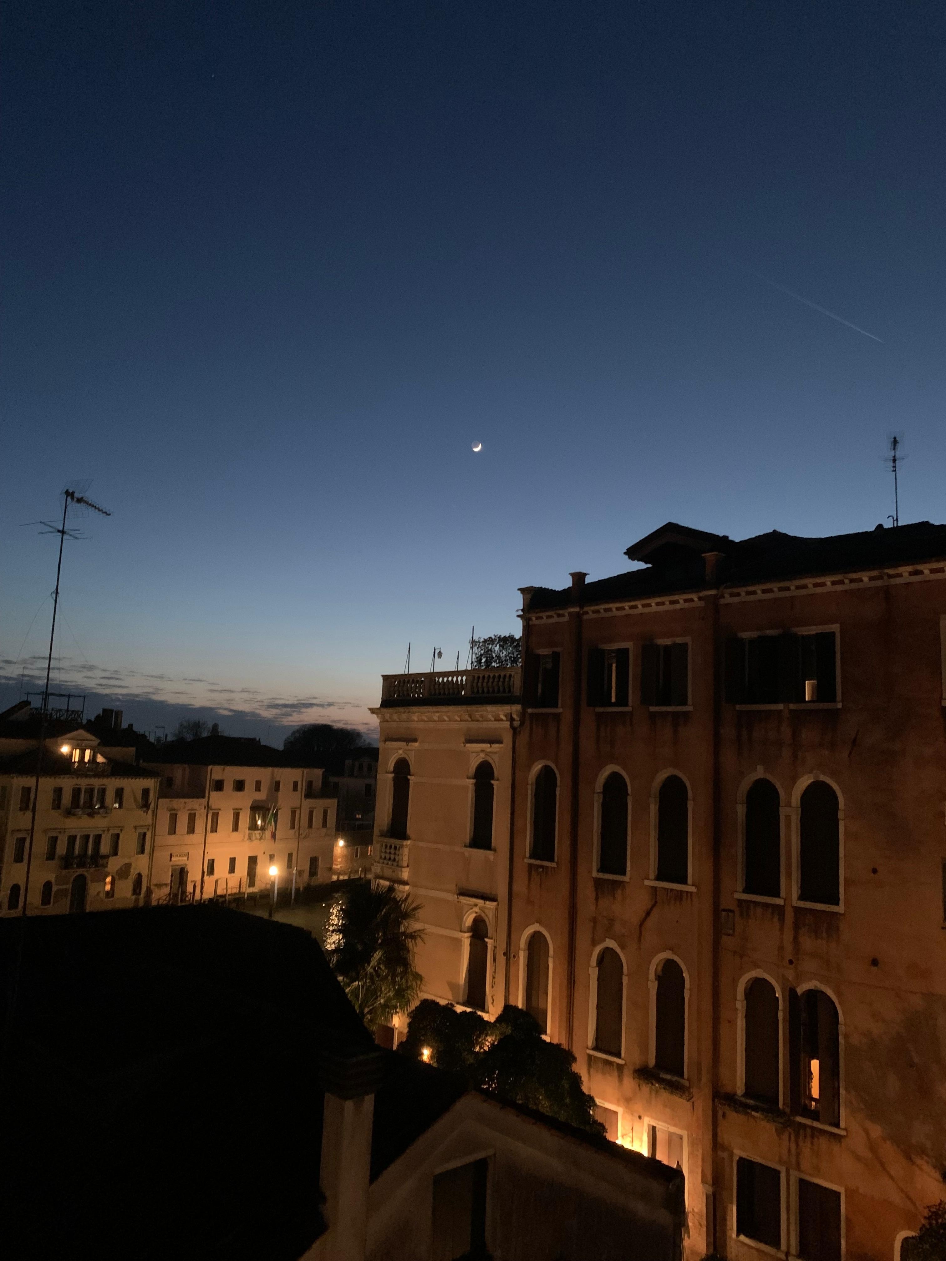 Night view from the main bedroom!