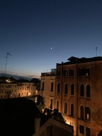 Night view from the main bedroom!