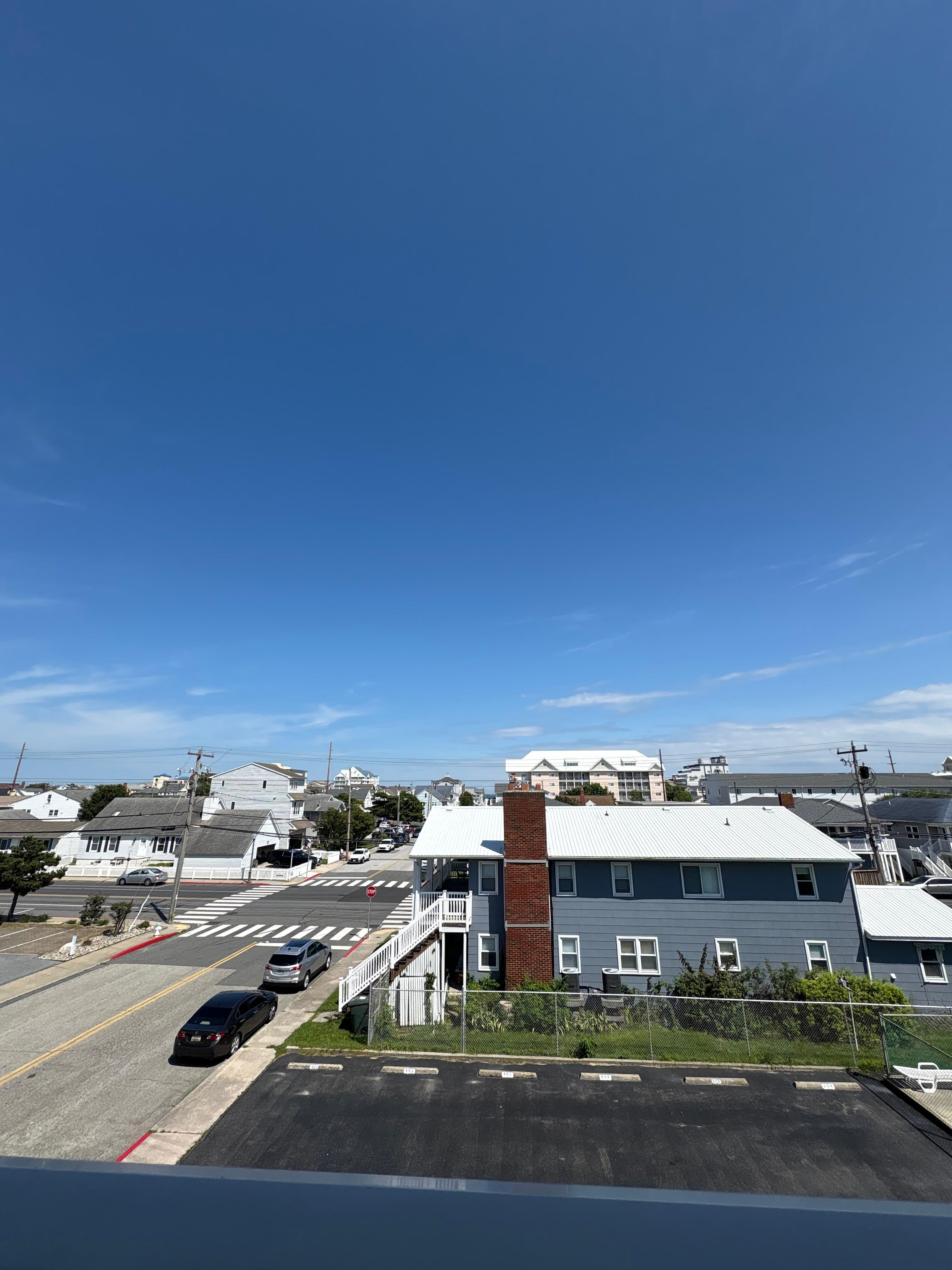 Beautiful view towards the beach 