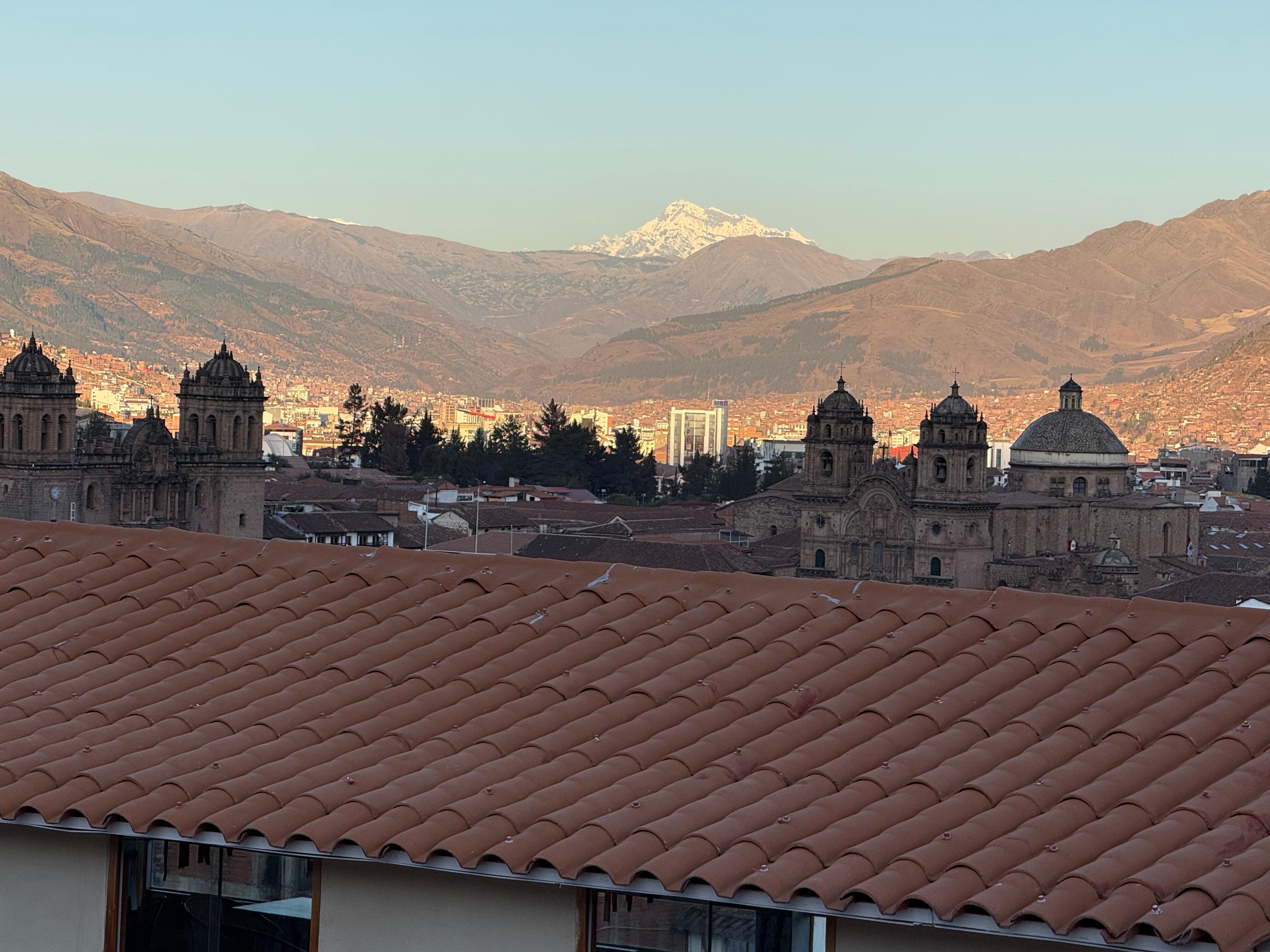 La vue de la suite avec balcon