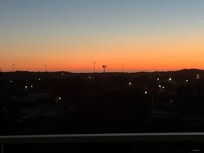 Sunset from main bedroom balcony