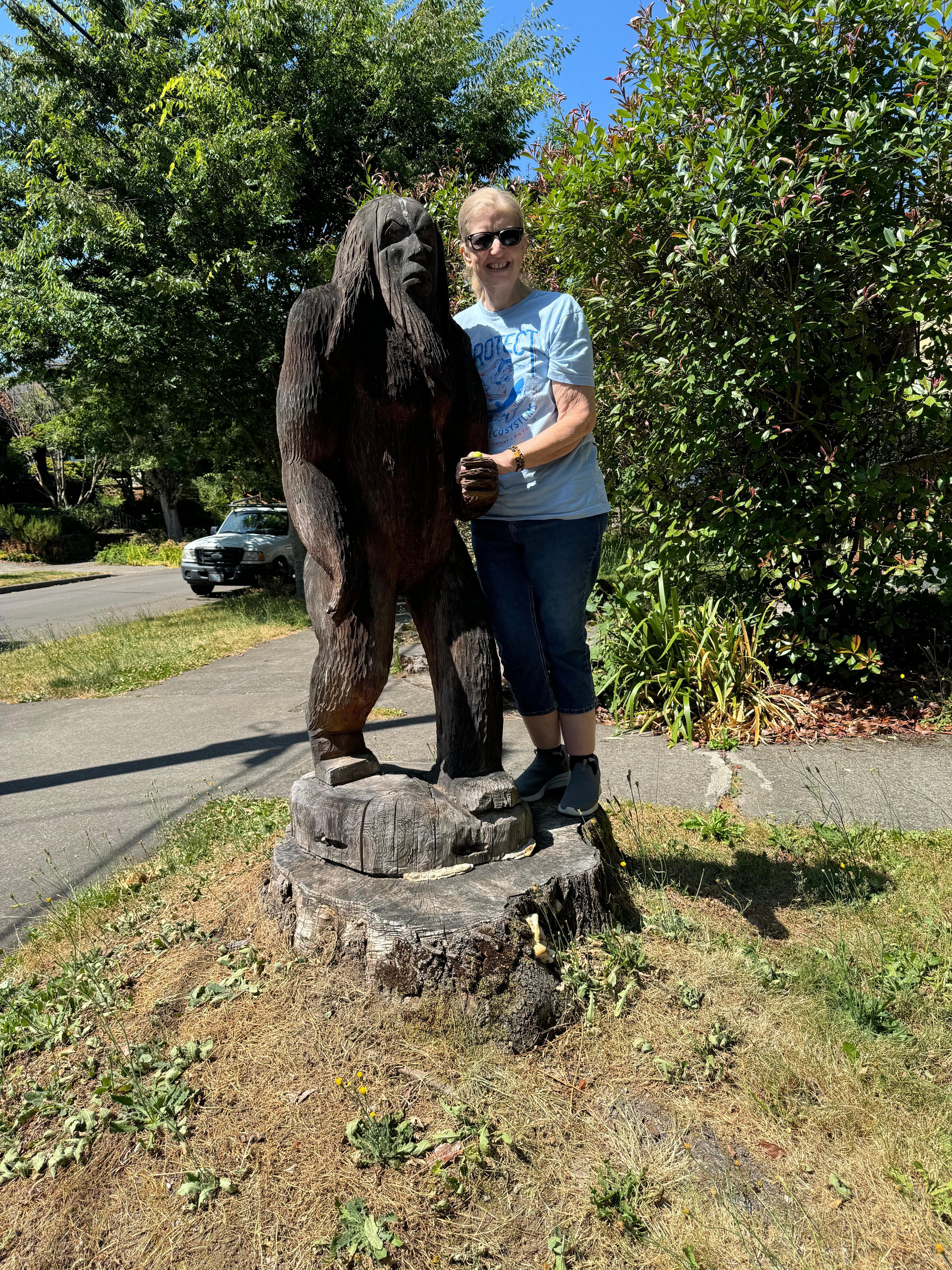 Bigfoot on the corner