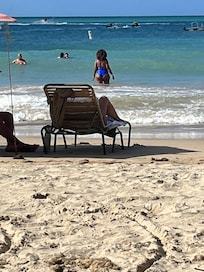 Steps away from the beach