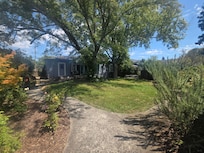 Gorgeous back yard, very private