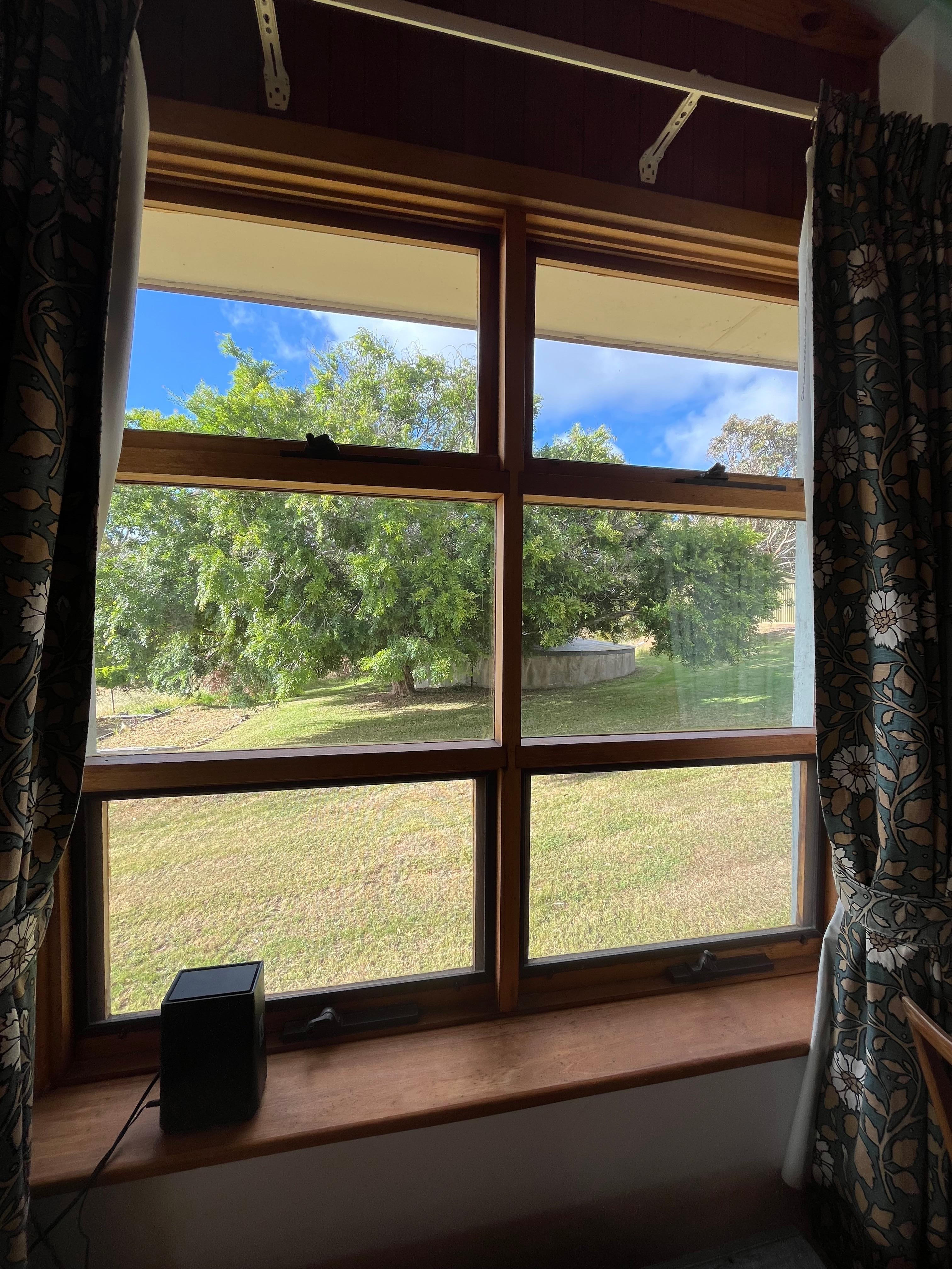 The view, I could see myself sitting under this tree , in the shade of a hot summers day with a grandchild on a swing hanging from the branch… ah to dream !