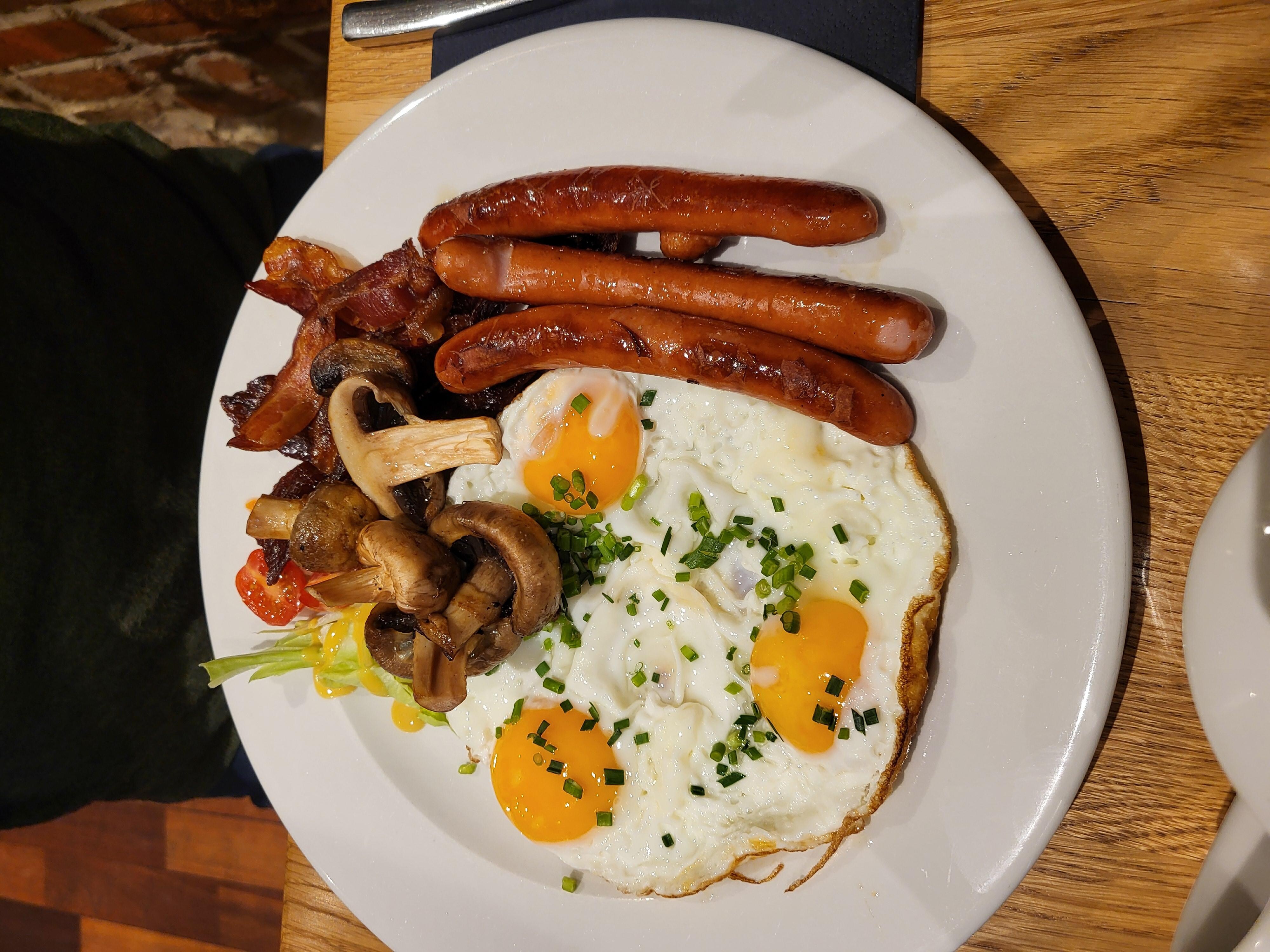 Breakfast at hotel