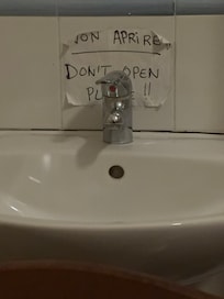 Sink doesn’t work