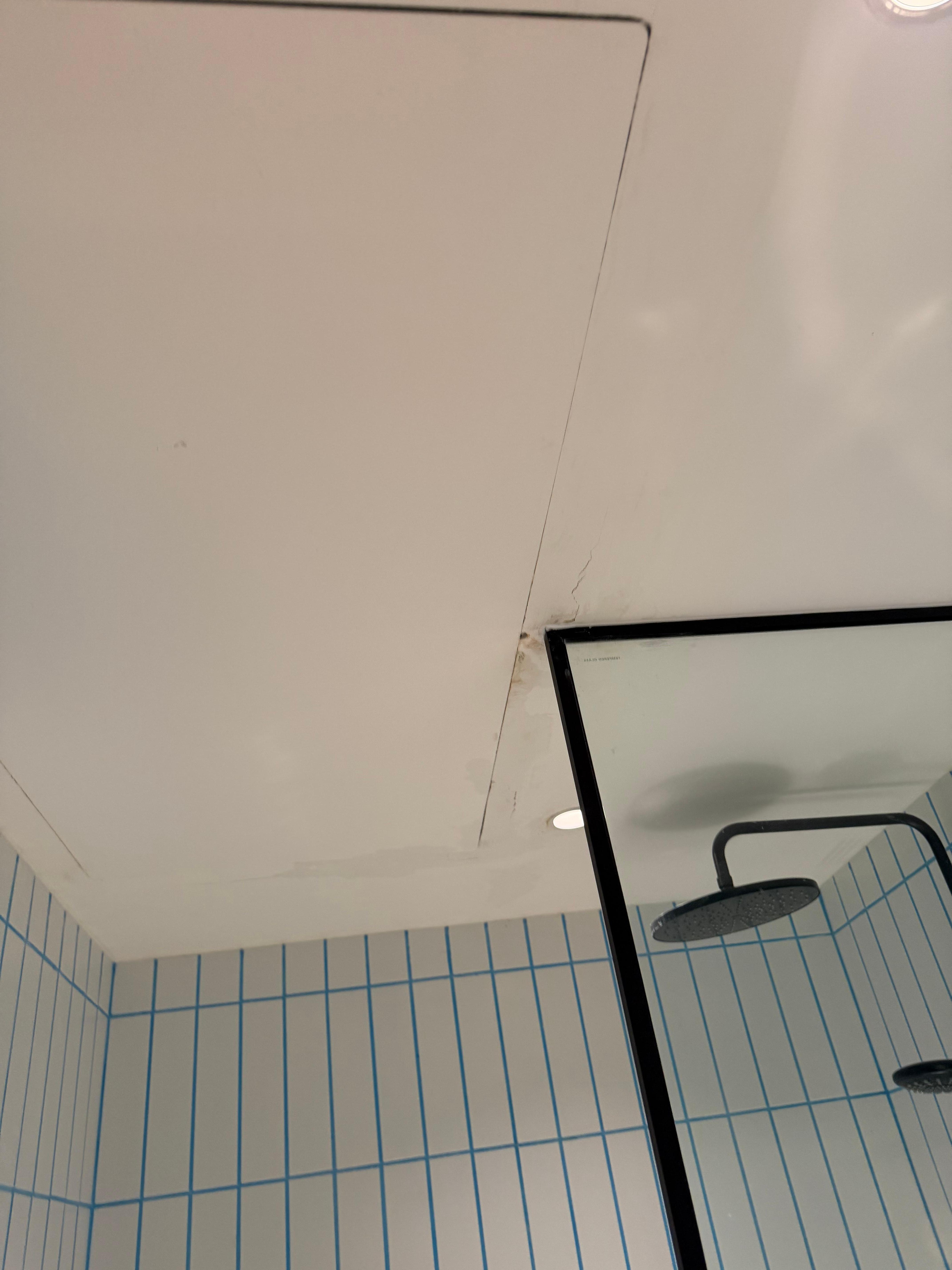 leaking bathroom ceiling 