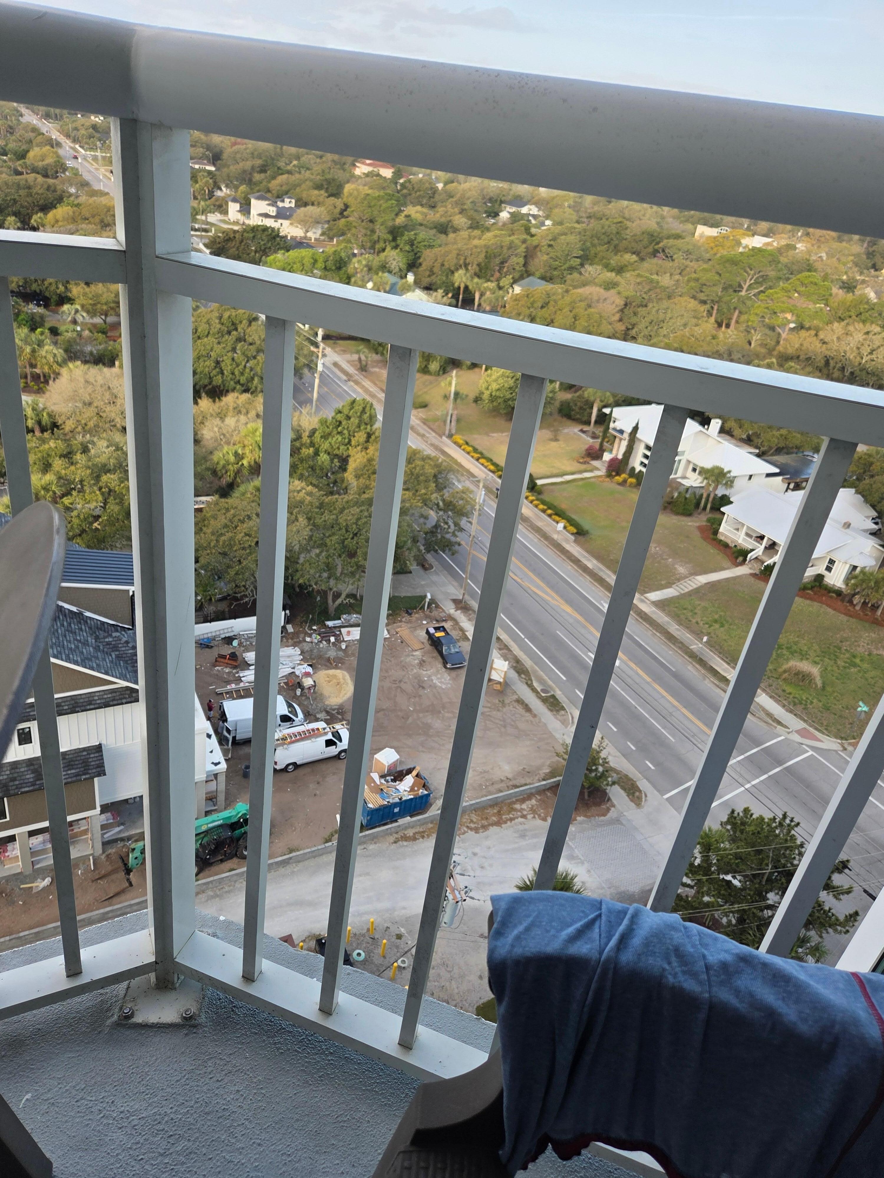 Construction banging all hours paid extra for this room wouldn't move us 