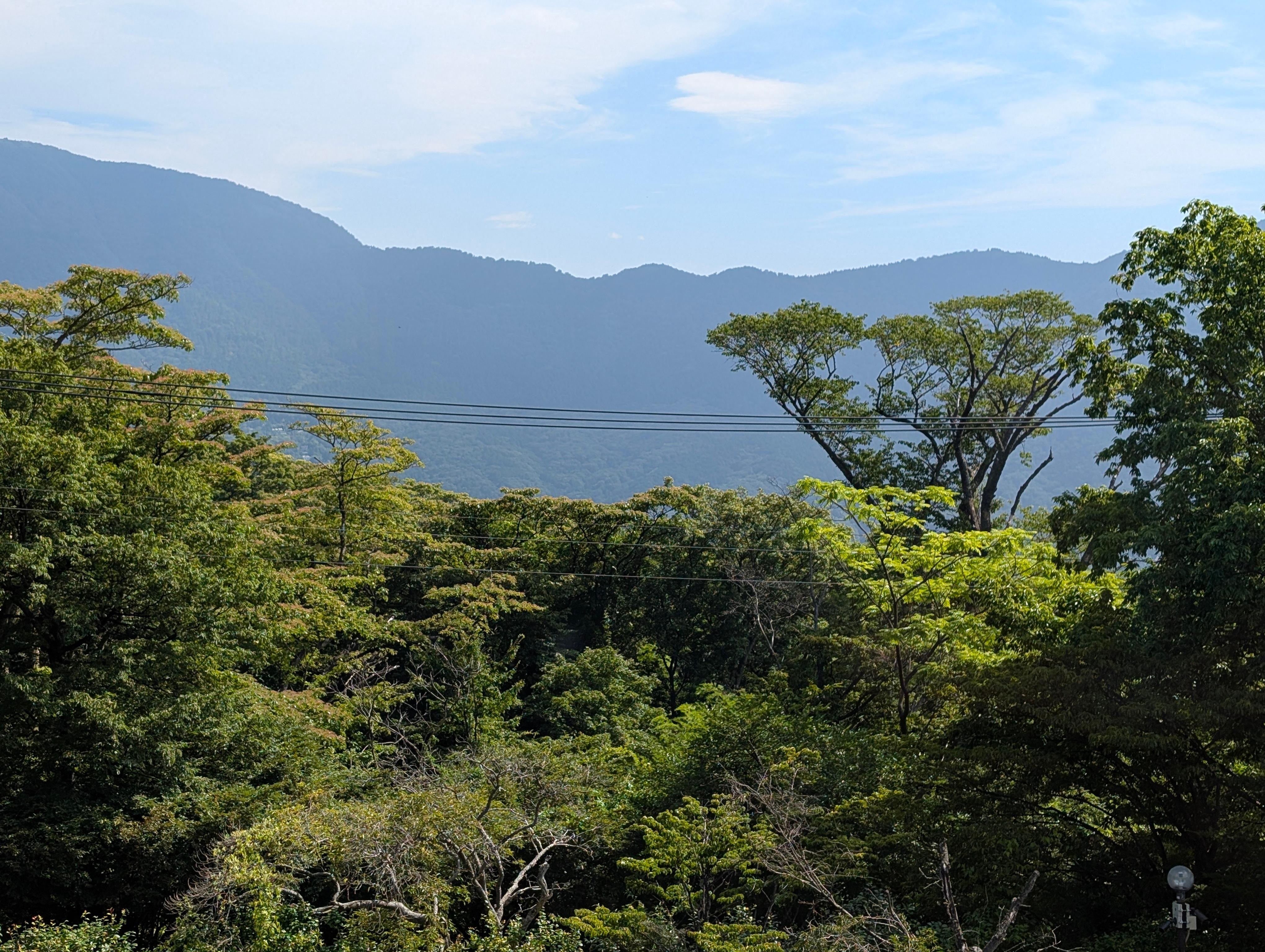View from balcony (first floor)