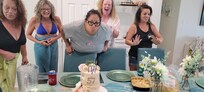 Blowing out the candles