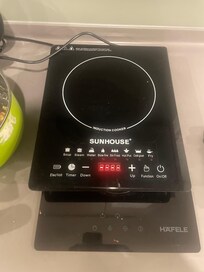 During my second stay ( during my first night stay, I arrived after 11pm after a full day of travel, so I wasn’t really paying attention attention) I notice that the 2 stove top burners weren’t working. And this was given as a substitute. 4 1 month