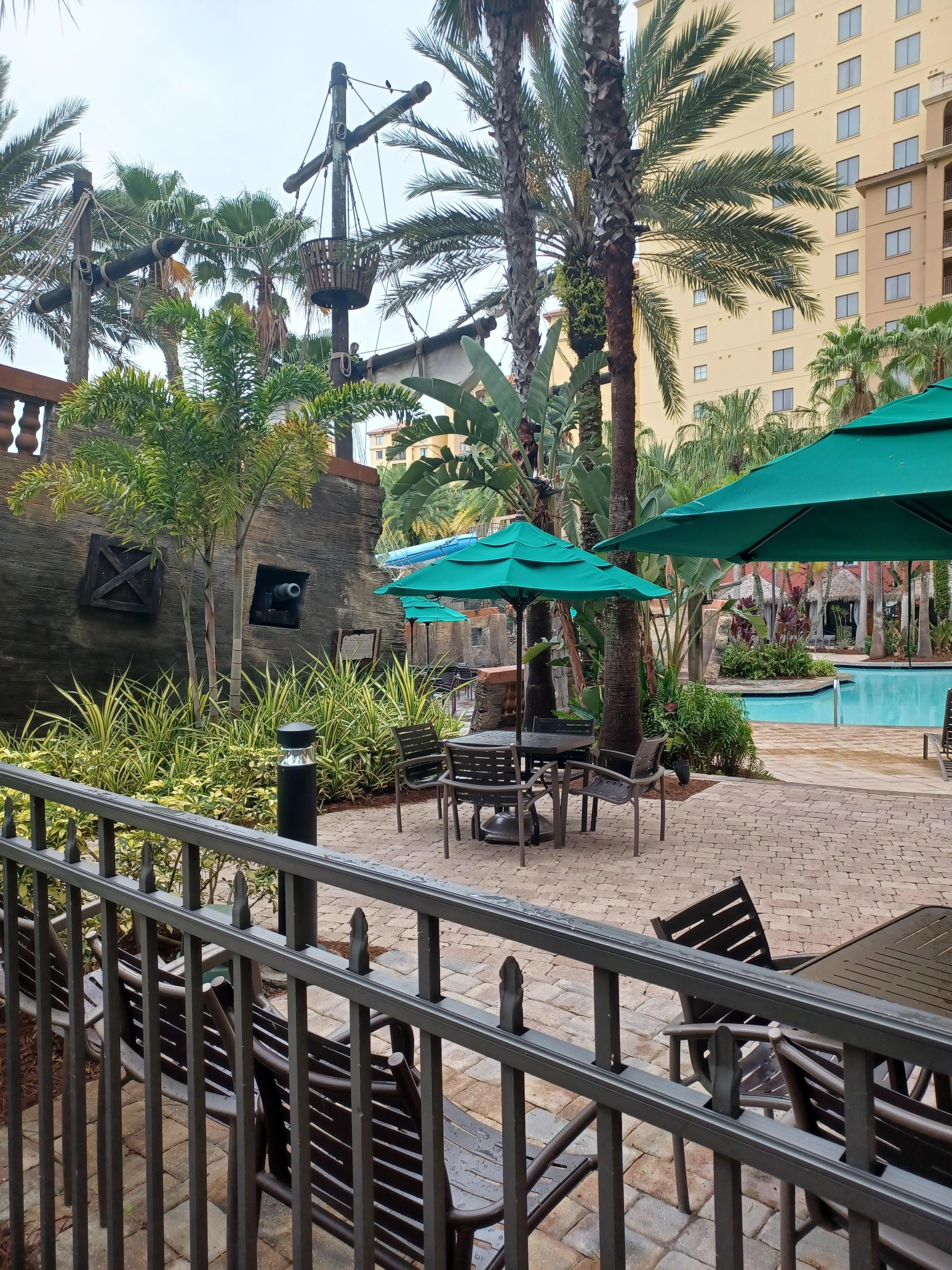 Adjacent pool.