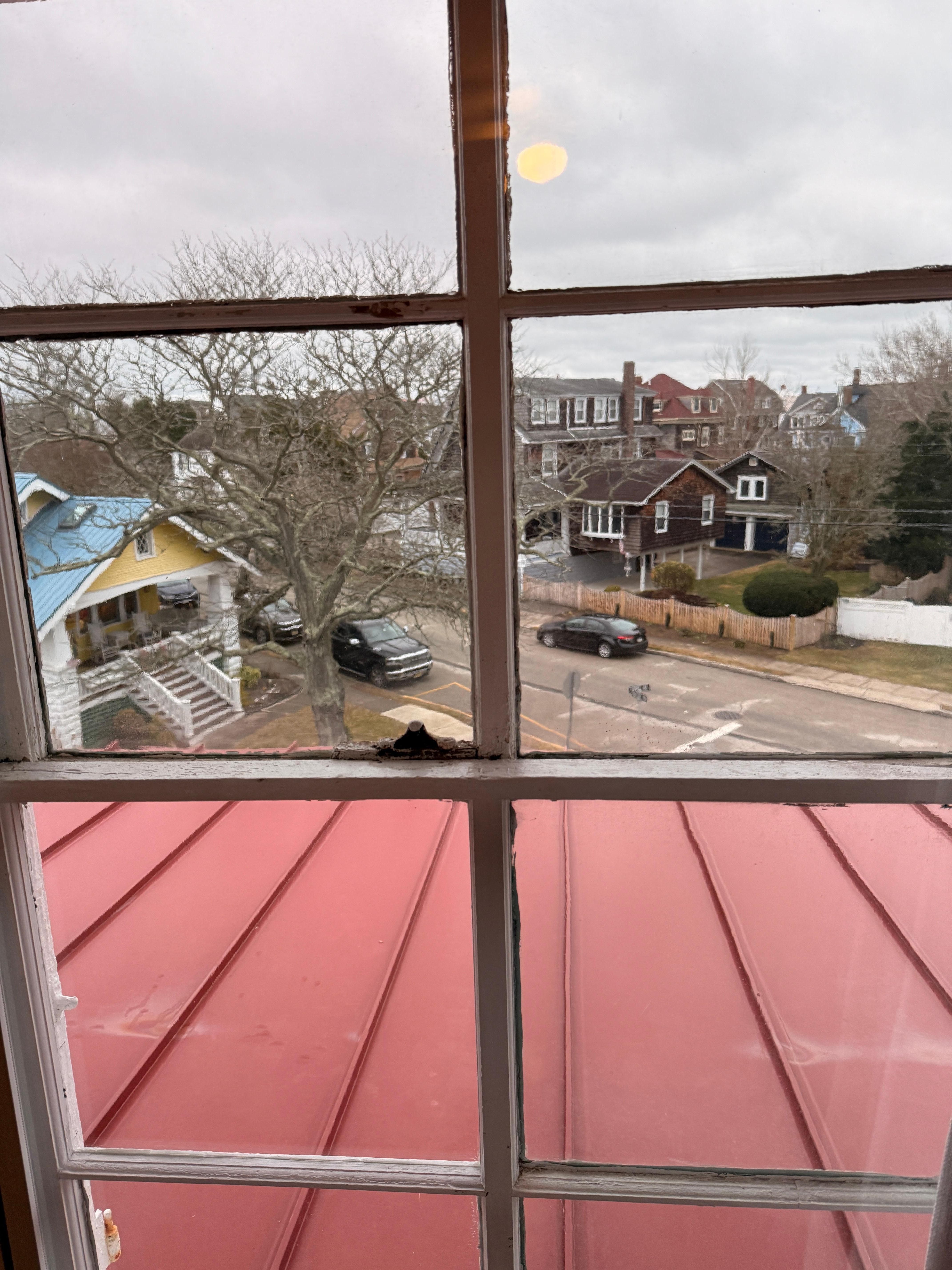 View from third floor window