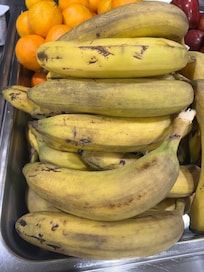 These were the bananas they were serving at the daily breakfast