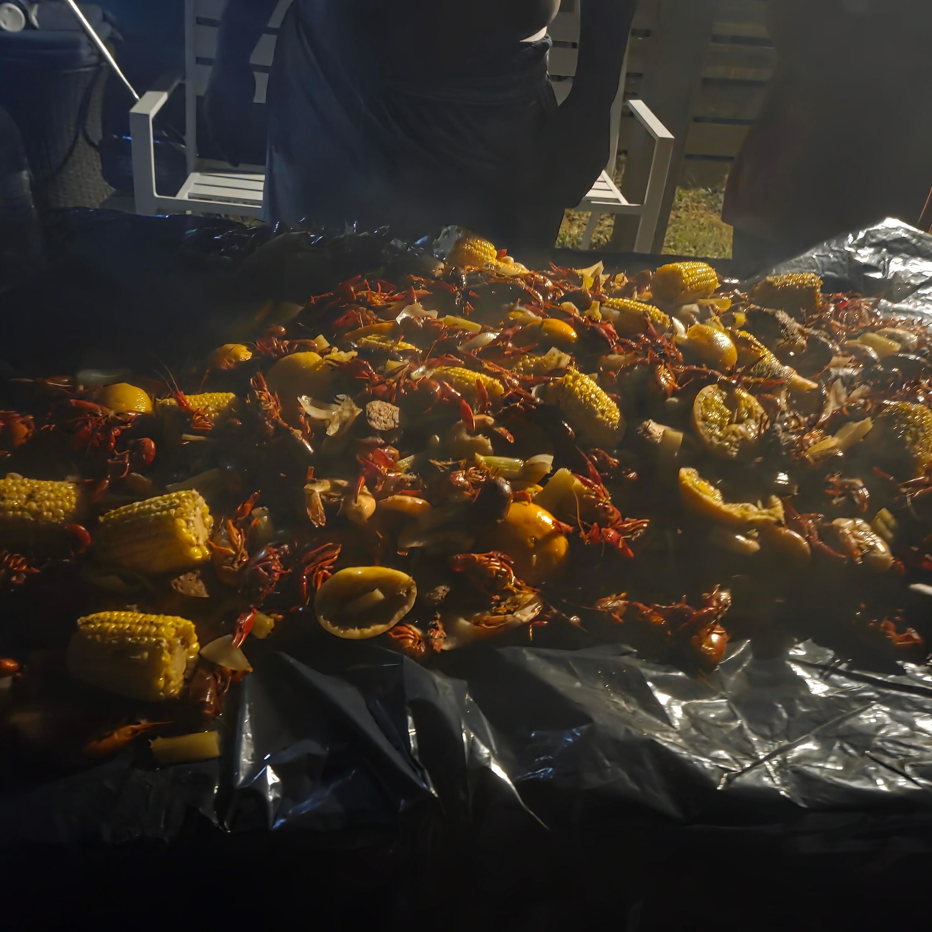The crawfish boil