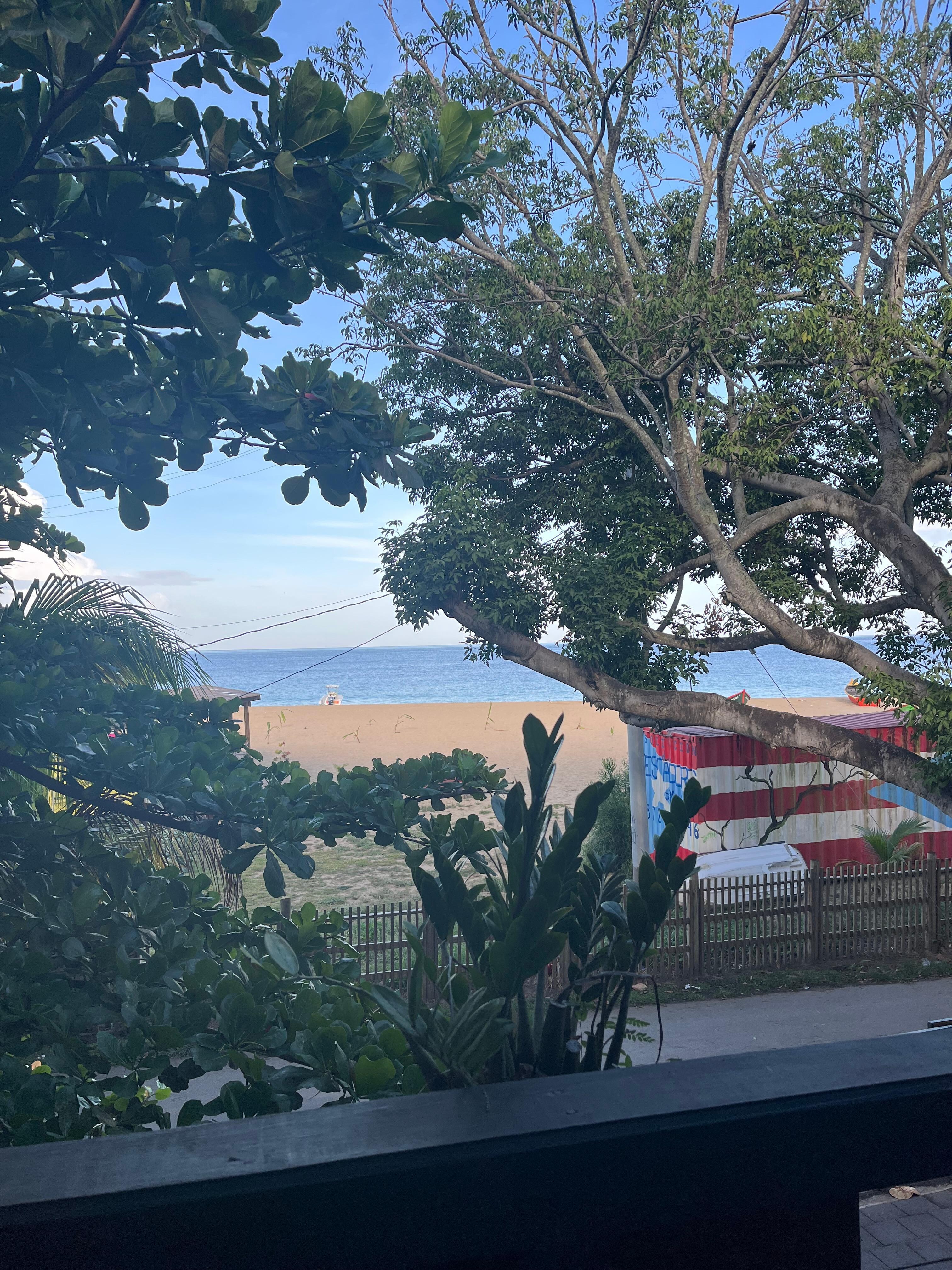 View from the balcony 