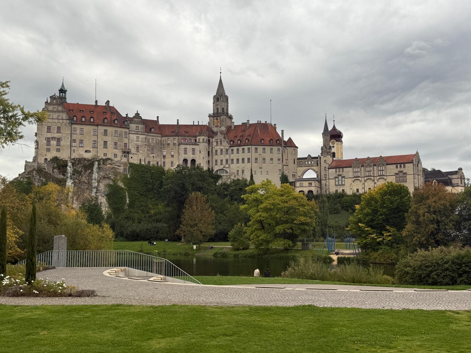 View from back of hotel.