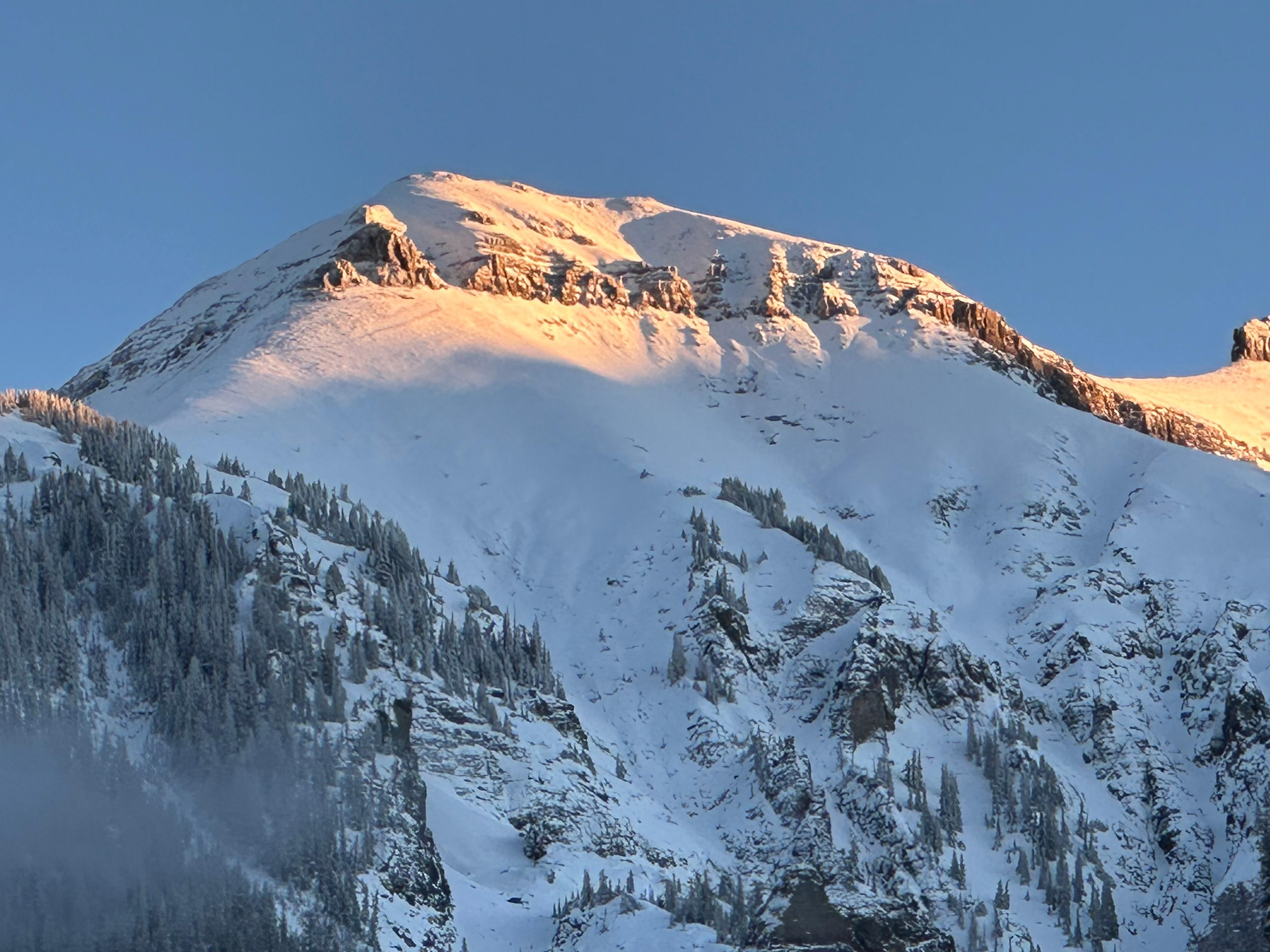 Beautiful sunset glow