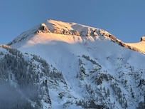 Beautiful sunset glow