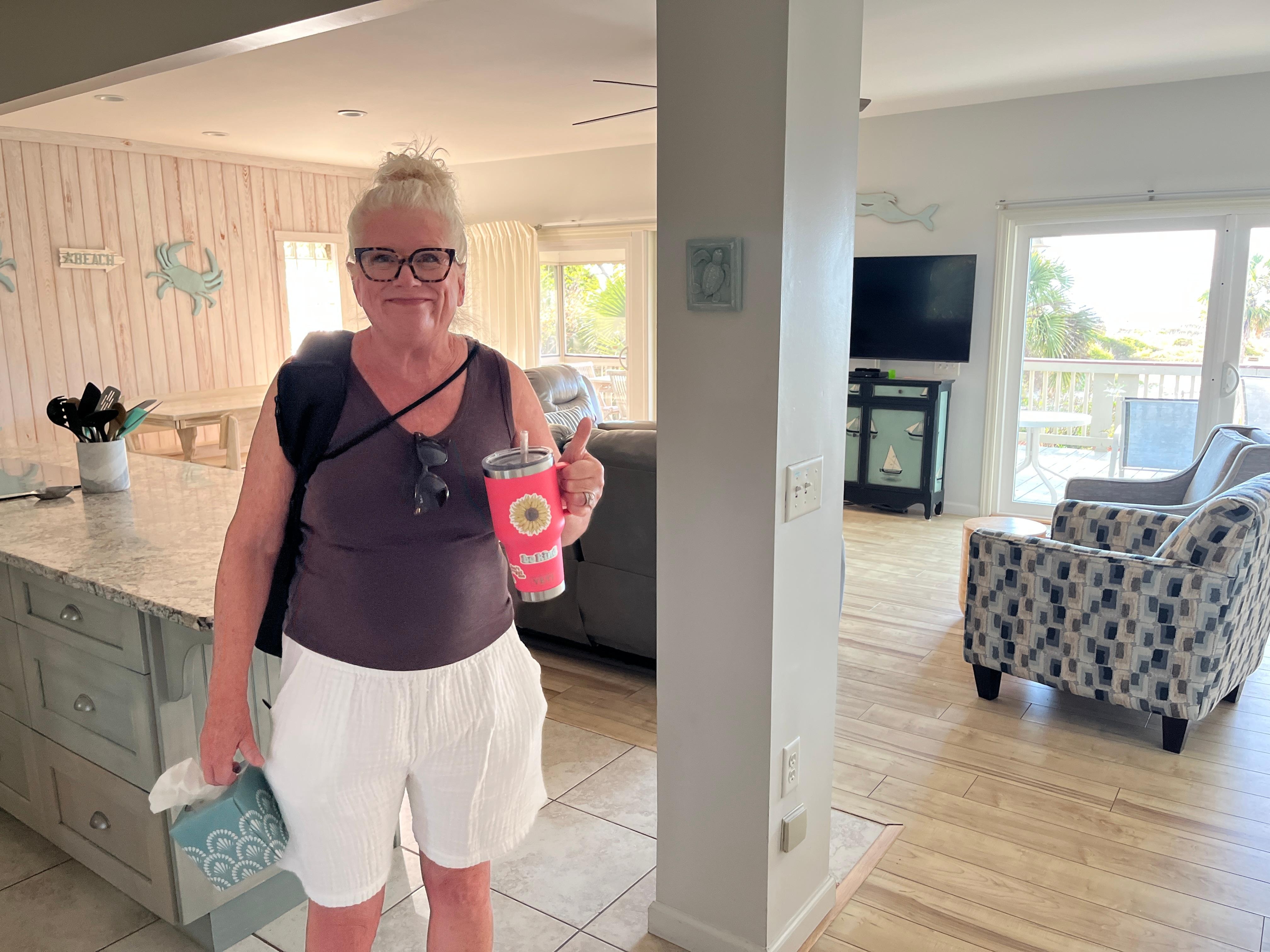 Kitchen and living room