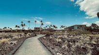 Walking back from the beach