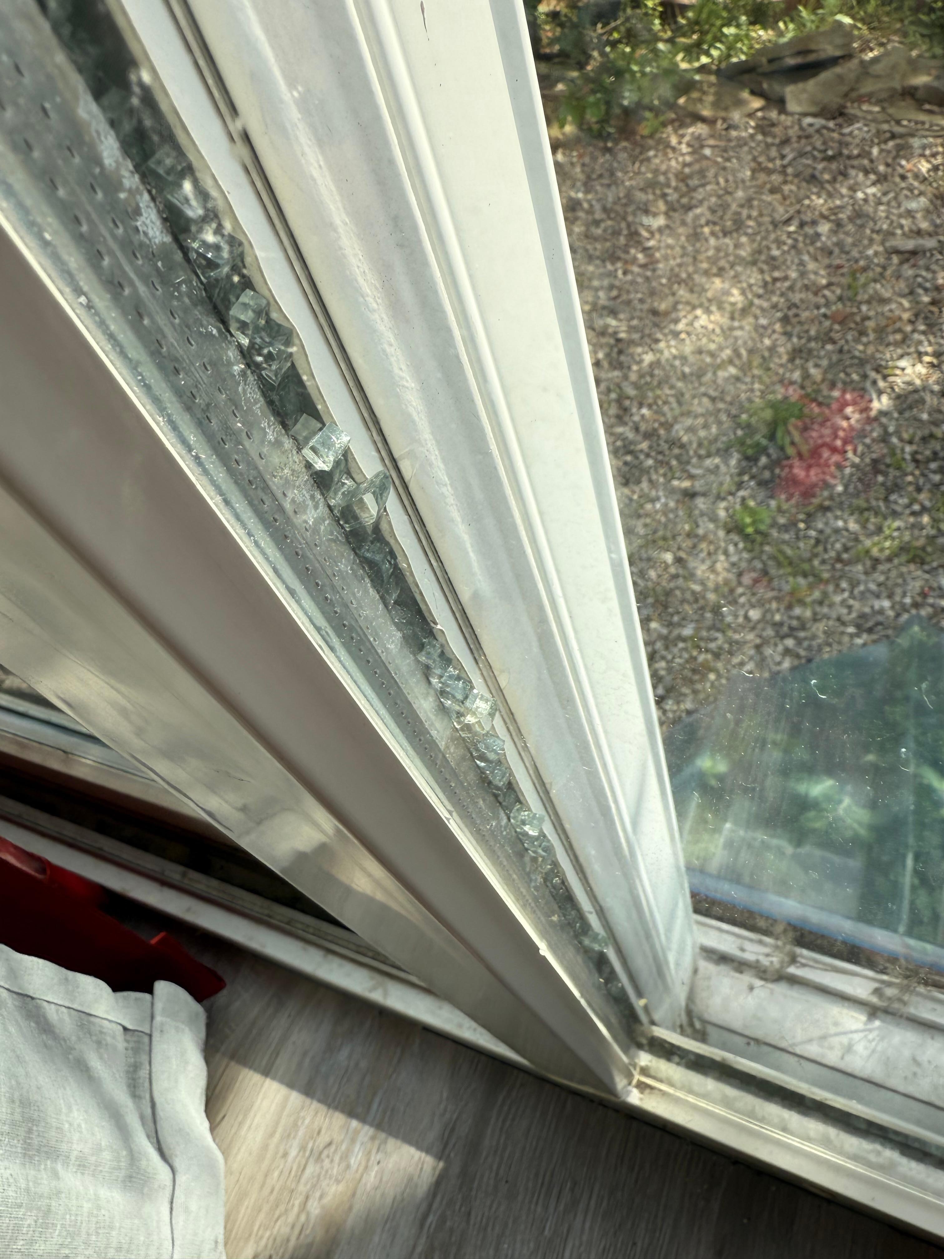 Window that was broken out 