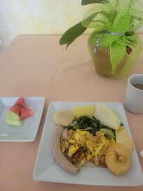 Absolutely enjoyed a well prepared authentic Jamaican breakfast.