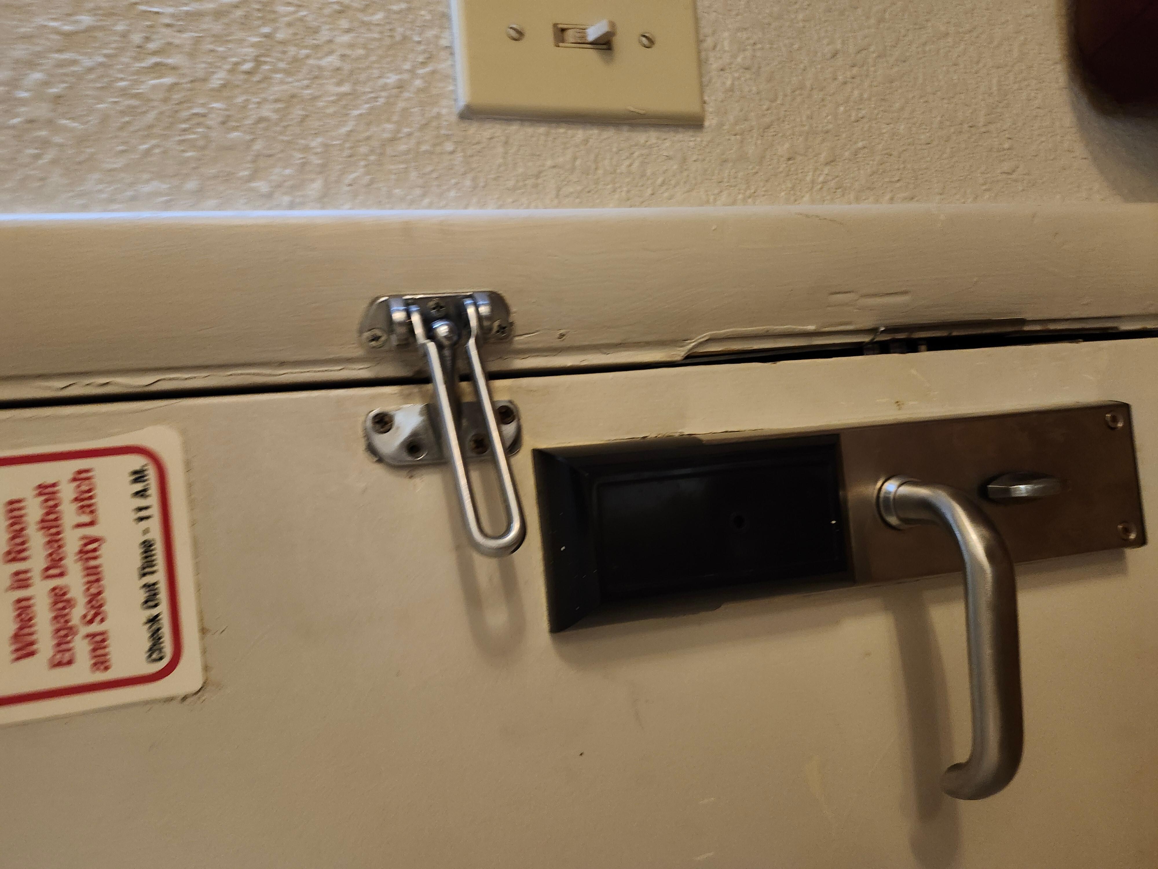 Broken lock.