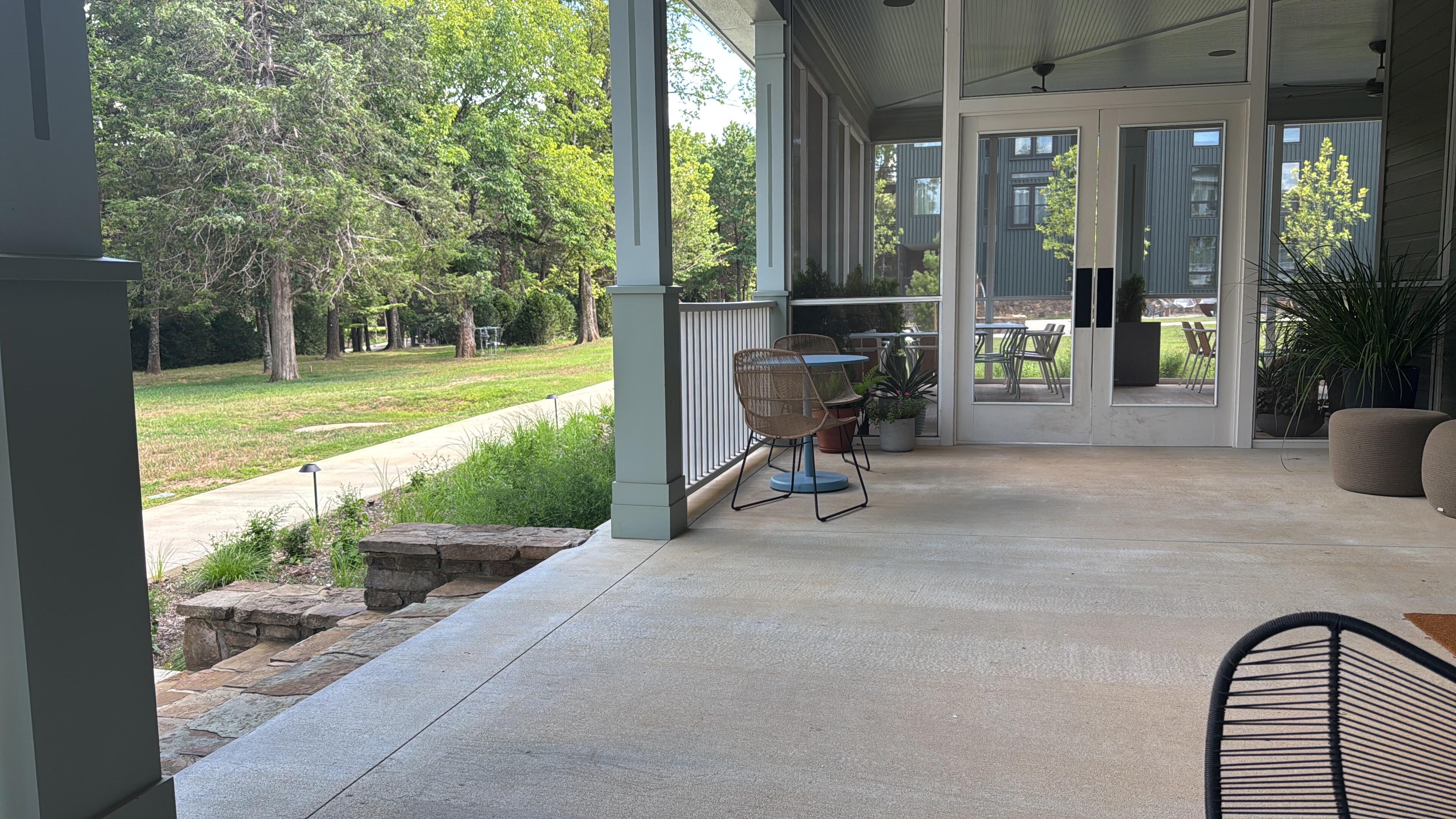 restaurant porch