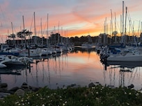 This is your view each night stunning !