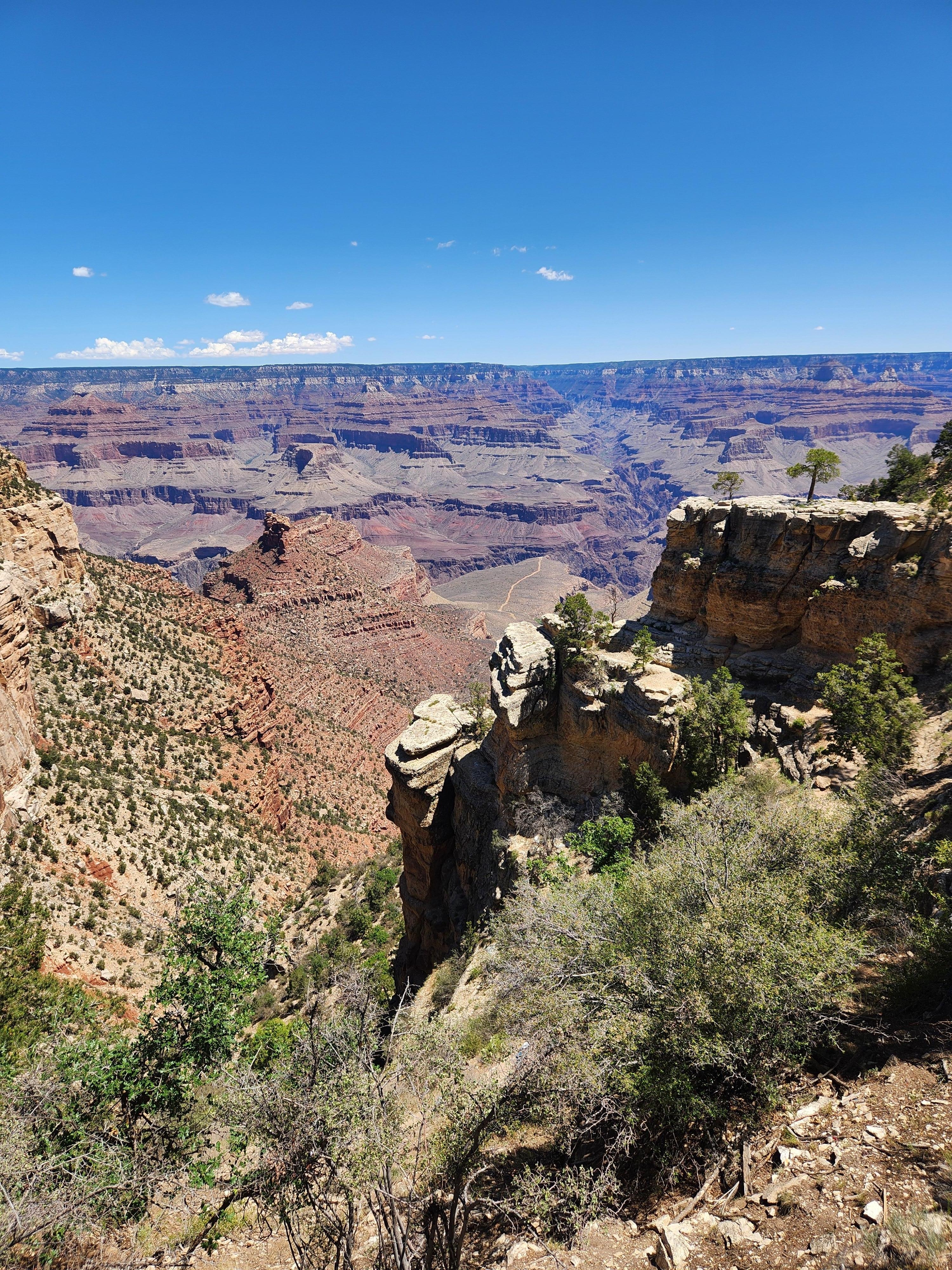 The view you see when walking away from the check in station(800ft.)