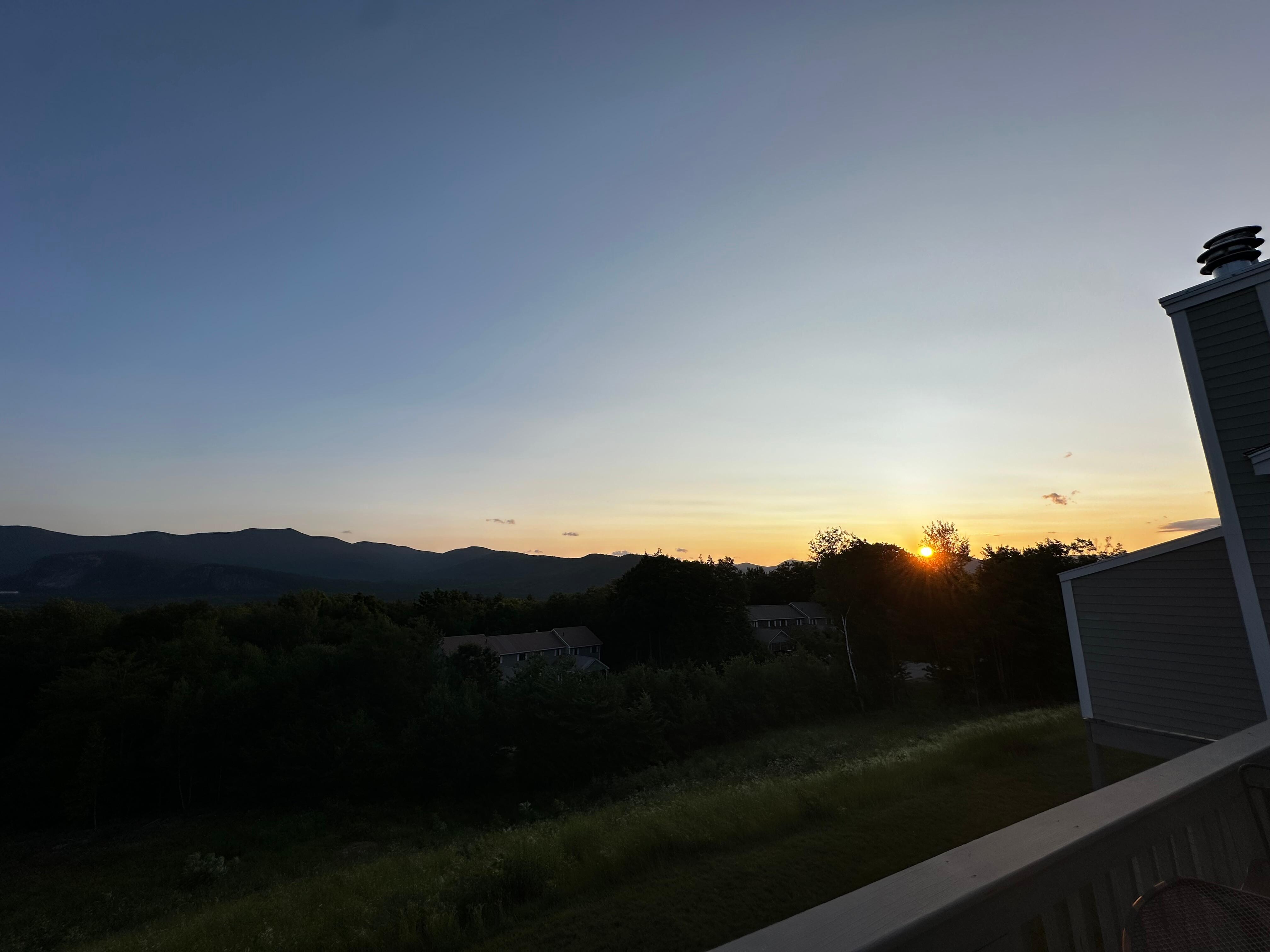 Sunset is stunning!