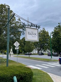 Front Sign Identifying Building