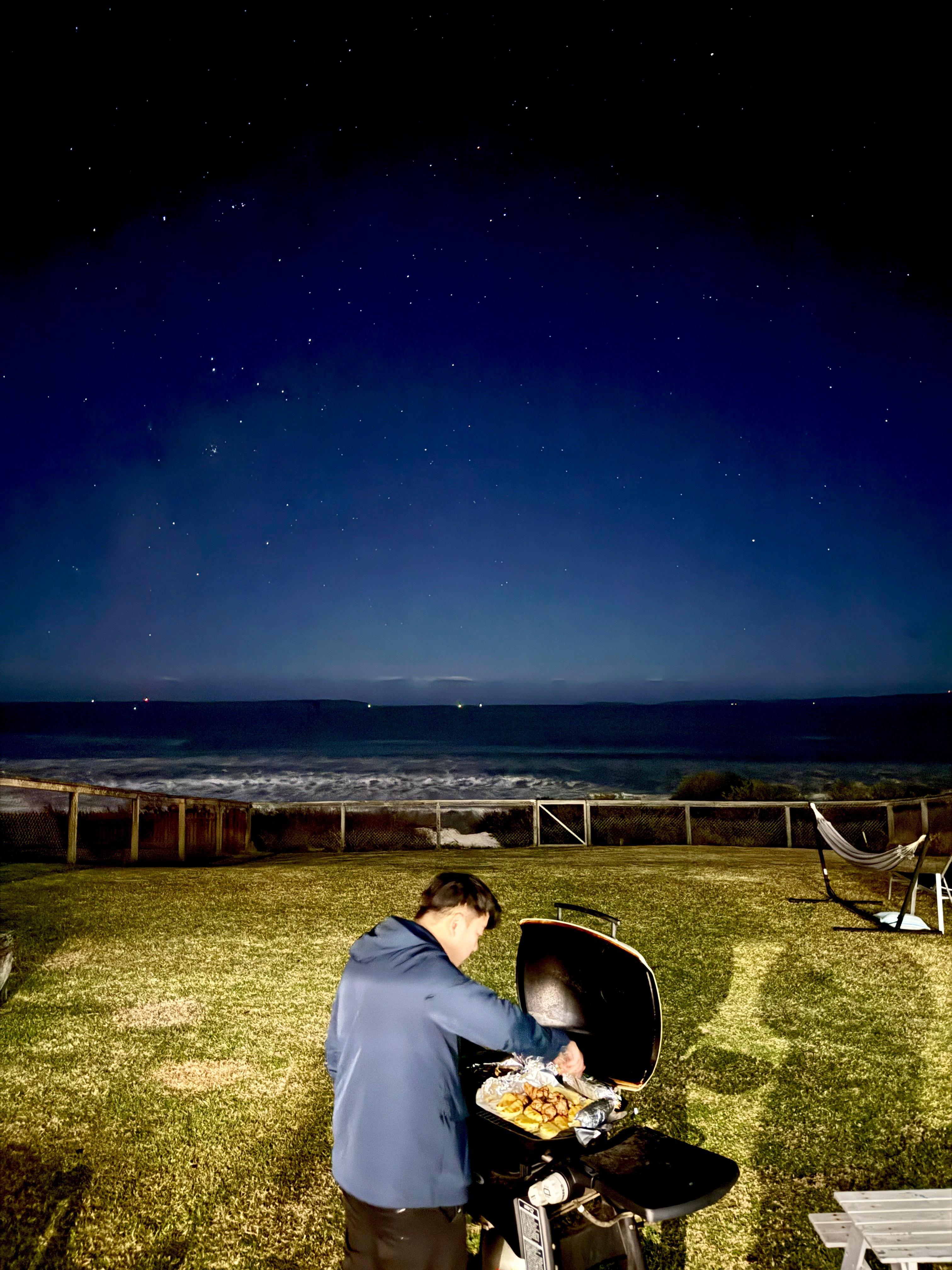 Barbecue by at the backyard, facing Callala beach 