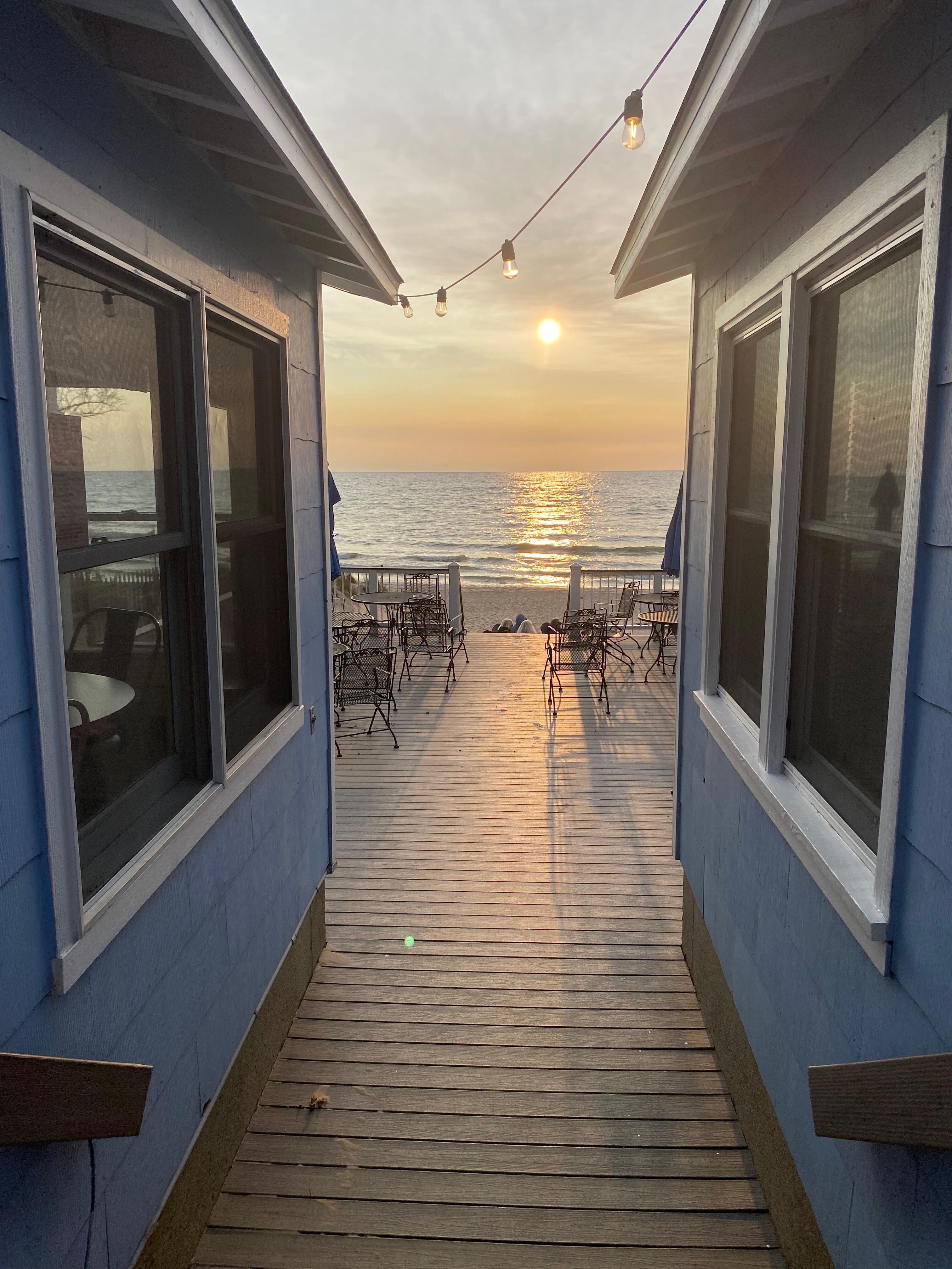 Sunset from the cabin..