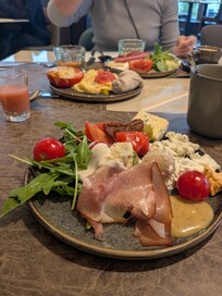 とてもおいしい朝食