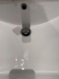 Cracked sink