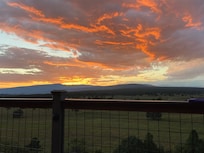 Sunset from the deck.