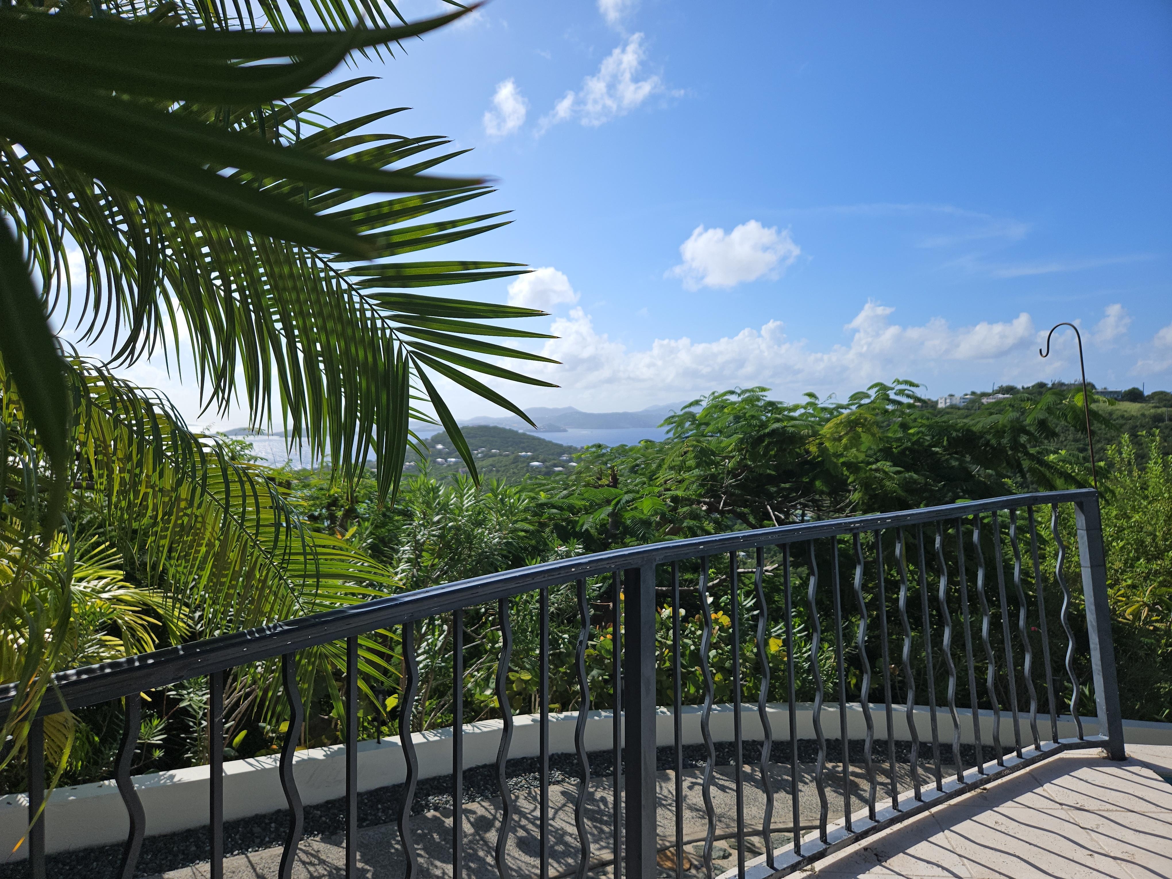 view from pool toward harbor