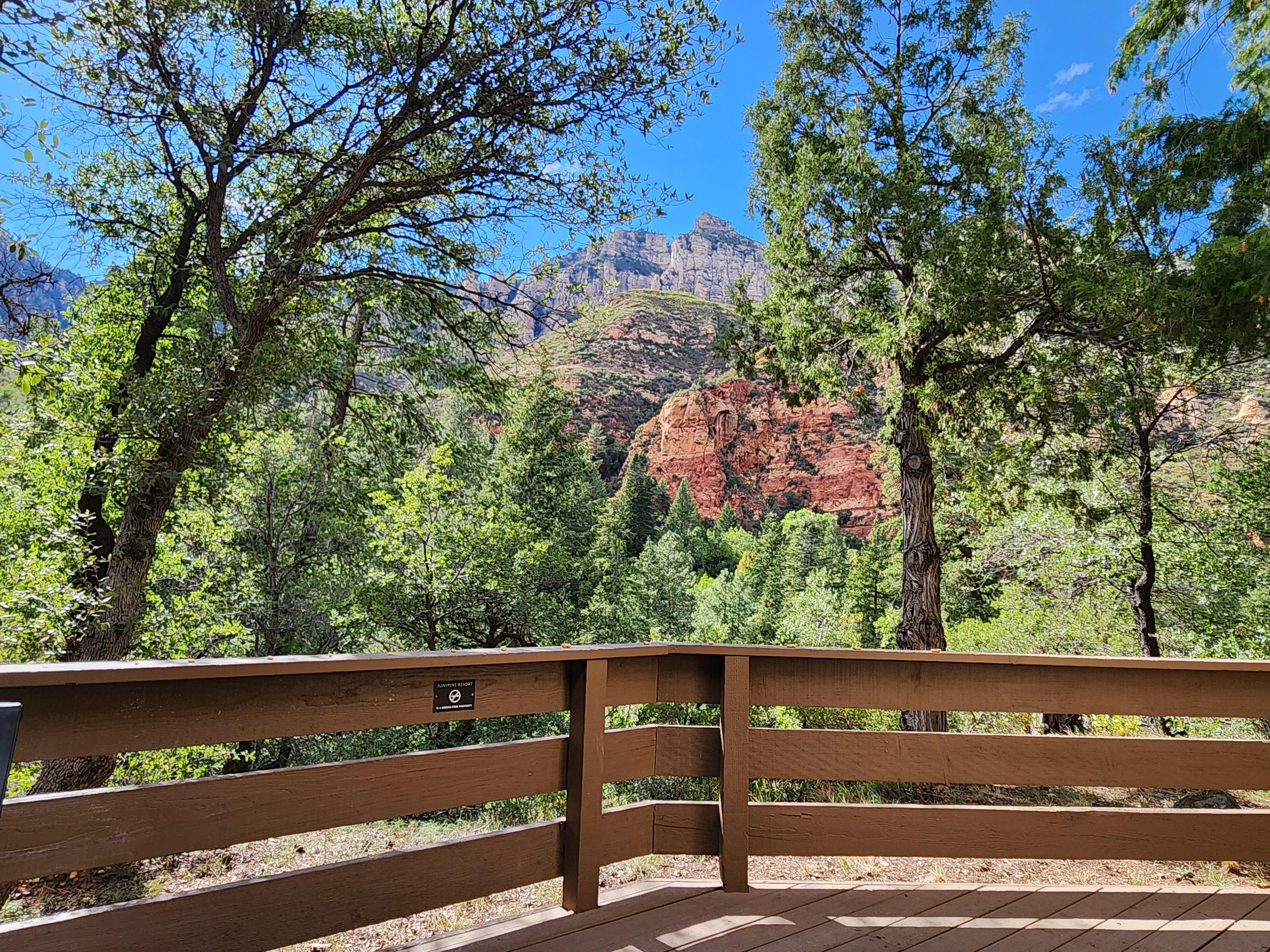 View from our patio.