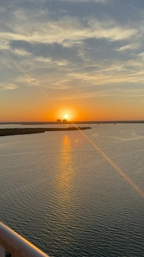 Sunrise from the balcony